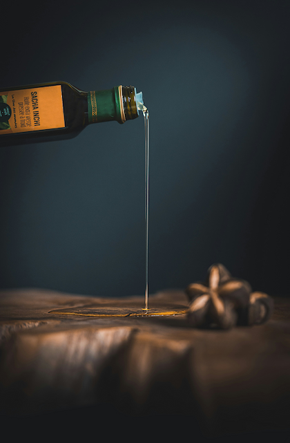 image of oil on table